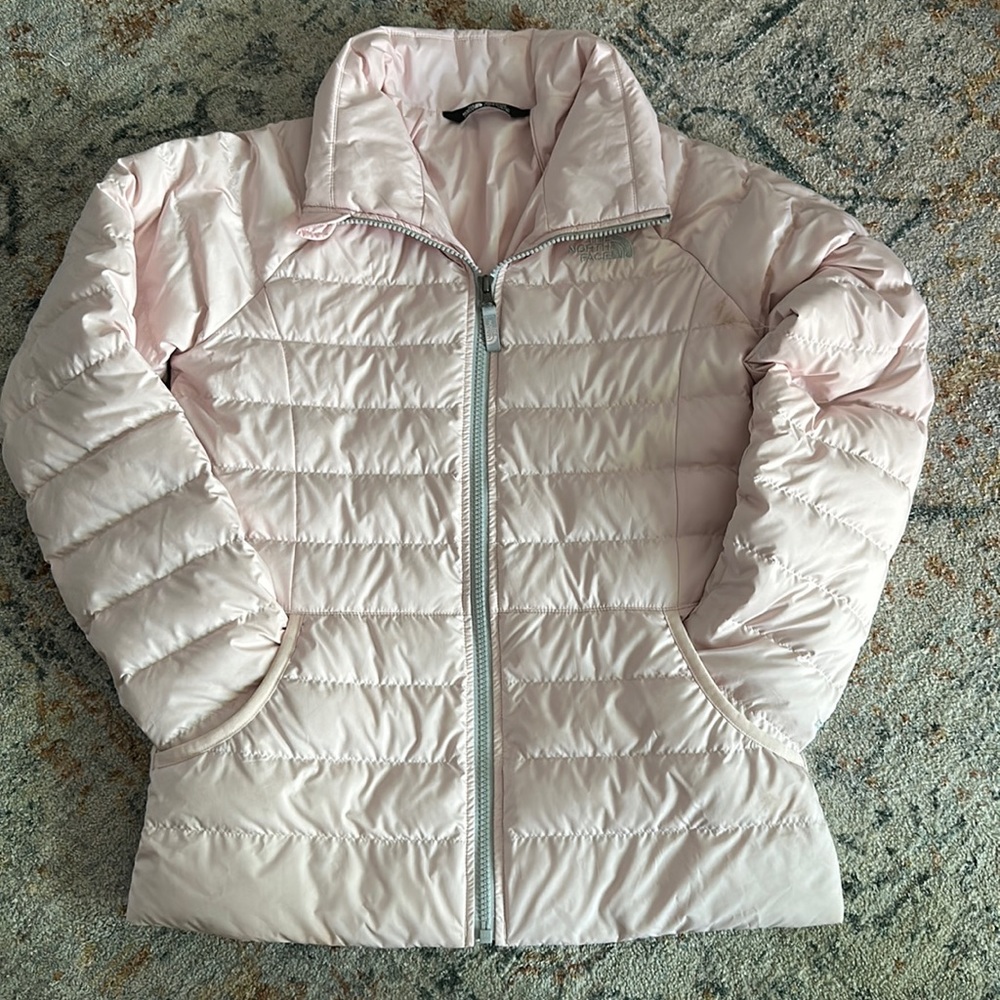 The North Face Thermoball girls jacket size L (14/16) in blush pink